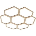thumbnail image 2 of Ekena Millwork 30"OD x 12 3/4"ID x 1/4"T Florin Wood Fretwork Pierced Ceiling Medallion, Alder, 2 of 3