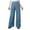 Light Blue, variant on vigerkar Women's Wide Leg Jeans Stretchy Mid Rise Elastic Waist Jeans Baggy Loose Denim Pants with Pockets Trendy Casual Black, S