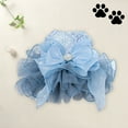 thumbnail image 3 of KMWGRE Glitter Pet Tutu Dress with Delicate Lace Trim for Small Breed Puppies Party Occasions C M, 3 of 4