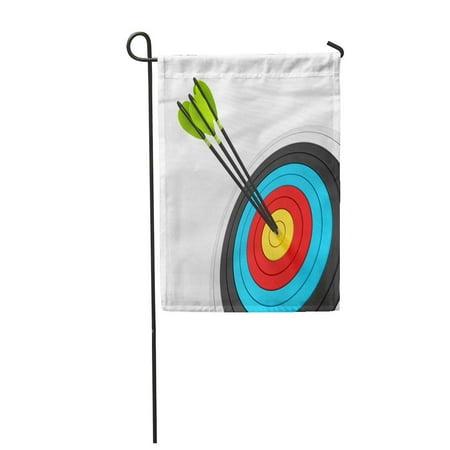 SIDONKU Blue Bulls Archery Target Arrows 3D Rendering Eye Performance Garden Flag Decorative Flag House Banner 12x18