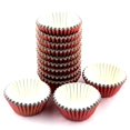 thumbnail image 2 of Eoonfirst Mini Moldes De Aluminio Para Cupcakes, Vasos De Papel Para Hornear Para Muffins De Acción De Gracias, 300 Piezas (Oro Rosa), 2 of 5