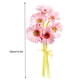 thumbnail image 2 of Paquete de crisantemo artificial Flor de simulación PU Decoración floral Paquete de flores falsas Decoración para el hogar, Rosa Inevent HA7497-03B, 2 of 6