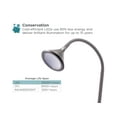 thumbnail image 5 of BLACK+DECKER Flexible Gooseneck LED Desk Lamp, 5W, Gray (VLED1812GRAY-BD), 5 of 10