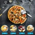 thumbnail image 3 of Catégorie de Coupe-Légumes Classification de Produits Titre de Produit Roue de Coupe-Pizza Super en Acier Inoxydable Coupe-Pizza Trancheuse avec Poignée Non et Trou de Suspension Facile à Nettoyer, 3 of 7