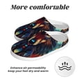thumbnail image 6 of Lsque Mystic Wolf Dreamcatcher Pattern Womens Comfort Cotton on Scuff With Memory Foam and Anti-skid Sole Slipper-39/40, 6 of 7