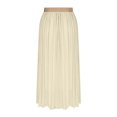 thumbnail image 4 of Jupes à Taille Élastique pour Femmes Jupe Décontractée Évasée Longueur Cheville en Polyester Longueur Régulière 1 Pce, 4 of 8