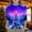 Purple#1, variant on Children Christmas Gifts 3/4 Long Sleeve Loose Casual Fall Winter Cute Print Warm Outerwear Tops for Kids 3-12 Years(Pink,3-4 Years)