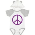 thumbnail image 3 of Inktastic Purple Peace Sign Boys or Girls Baby Bodysuit, 3 of 5