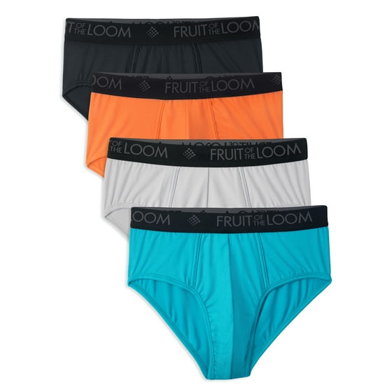 Fruit of the Loom Men's Breathable MicroMesh Assorted Color Brief, 4