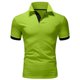 thumbnail image 4 of Men's Golf Shirt Casual Sports V Neck Ribbed Collar Short Sleeve Fashion Casual Solid Color Plain Spring & Summer Regular Fit 2XL, 4 of 5