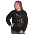thumbnail image 3 of Retro NASA Space Milky Way Planets Sweatshirt for Men or Women Brisco Brands S, 3 of 6