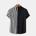 thumbnail image 4 of Chemise Décontractée pour Homme à Manches Courtes Style Hawaïen de Vacances Blouse T-shirt, 4 of 5