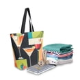 thumbnail image 2 of FORMRS Womens Canvas Tote Bag with Zipper Inner Pocket Shoulder Handbag, Art Cocktails, 2 of 7