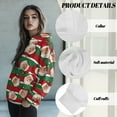 thumbnail image 6 of COEQINE Women's Hoodies Sweatshirts Pullover Tops Oversized Loose Crewneck Fit Soft Fashion Y2K Casual Wear Long Sleeves Lightweight Christmas Cute Santa Claus and Streak Outfits Clothes, L, 6 of 7