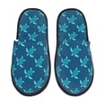 thumbnail image 2 of KLL Cute Turtle Slippers for Women Men House Slip on Indoor Outdoor Bedroom Furry Fleece Lined Ladies Comfy Anti-Skid Rubber Hard Sole-Medium, 2 of 8