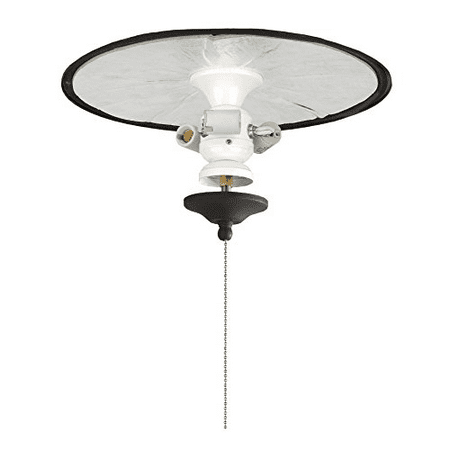 Fanimation FW423SN-220 220-Volt 3-Light Wet Location Bowl Fitter, 3 Candelabr...