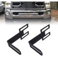 thumbnail image 2 of Front Bumper Hidden LED Light Bar Brackets Fit 22/32/42 Inch Straight LED Light Bar Hidden Grille Light Bar Mounting Brackets Compatible with 2003-2020 Dodge Ram 2500 3500, 2 of 4