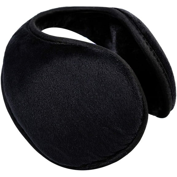 2 Pairs Ear Muffs Winter Ear warmers Fleece Classic Unisex Earwarmer for Mens Womens Behind the Head Band