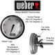 thumbnail image 3 of Medidor de temperatura Weber 63029 para olla Smokey Mountain de 22,5 pulgadas, 3 of 5