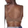 thumbnail image 2 of Amoena Womens Isadora Wire-Free Pocketed Mastectomy Bra Mocha 42B, 2 of 3