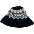 thumbnail image 5 of CoCopeaunts Men Bucket Hat Wide Brim Ethnic Style Knitted Hats Retro Outing Jacquard Weave Warmth Hand-Woven Fisherman Hat, 5 of 8
