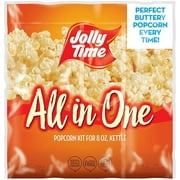 JOLLY TIME All-In-One Popcorn Machine Kits, 36/10.5oz Pack, Pre-Measured Kernels Oil & Salt, Gluten Free, Non-GMO, Concession Popcorn Supplies