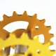 thumbnail image 4 of Rueda motriz sobre orugas de metal tws-03 con acoplador para chasis de carro Oro, 4 of 9