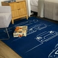 thumbnail image 4 of Mohawk Home Profiles Printed Indoor Area Rug in Blue, 5'x8', 4 of 9