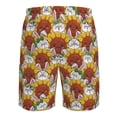 thumbnail image 6 of Naloa Cartoon Sunflowers Men's Beach Shorts, Surfing shorts, Swim trunks, Quick Dry Swim Trunks for Surfing Beach Fun - Large, 6 of 9