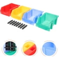 thumbnail image 3 of 1 Set of Plastic Nesting Shelf Bin Boxes Nesting Shelf Storage Boxes Hardwares Boxes, 3 of 9