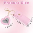 thumbnail image 3 of 4Pcs Lipstick Holder Keychain, Colorful Lip Balm Keychains for Pocket Bag Accessories Light Color, 3 of 4