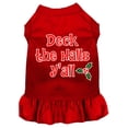 thumbnail image 5 of Christmas Dog Dress, Pet Dog  Cat Dress Screen Printed, "Deck The Halls Y'all", 5 of 10