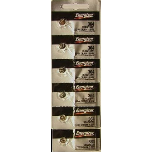 Energizer 364BP Energizer Battery- 6 Pack