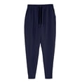 thumbnail image 2 of Jogger Pants for Men Tapered Slim Fit Drawstring Sweatpants Breathable Stretch Active Trousers Paneled Design Ankle Zipper Workout Outfits, 2 of 5