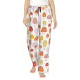 thumbnail image 1 of Fotbe Cute Cartoon Mushrooms Pantalones de Pijama para Mujer, Pantalones de Dormir, Pantalones Pj con Cordón y Bolsillos-3X-Large, 1 of 6