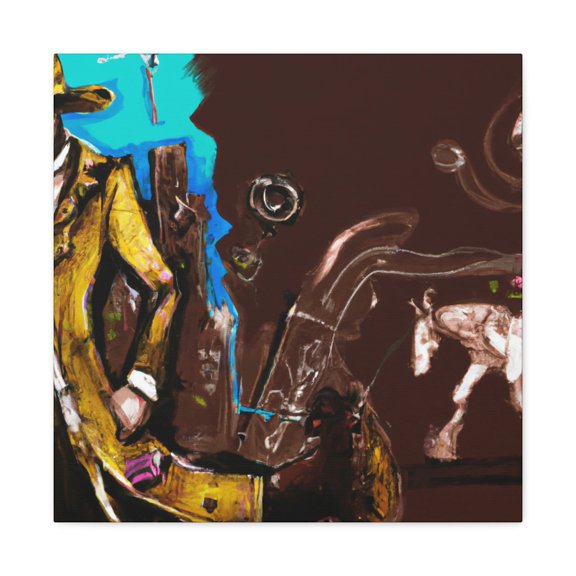 Rifle in Steampunk Style - Canvas