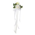 thumbnail image 2 of Decoraciones florales para silla Sunnimix para boda Blanco, 2 of 8