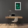 thumbnail image 3 of Hamedani, Ardalan 17x24 White Modern Wood Framed Museum Art Print Titled - Green like life, 3 of 4