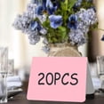 thumbnail image 2 of Mini Chalkboard Signs for Food, 3'' x 4'' Table Tent Food Labels, Reusable Party Buffet Tables Sign for Liquid Markers and Chalk, Plastic Message Board for Bakery, Wedding, 2 of 7