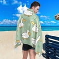 thumbnail image 4 of Coolnut Cartoon Duck Beach Towel Fast Drying Camping Towels Sand Free Beach Blanket Soft Absorbent Travel Sport Towel for Gym Bath Shower Swimming 31" x 71" Washcloth Gift, 4 of 7