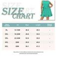 thumbnail image 4 of CASSIE LIZ Plus Size Women's Dress 2X Belt Tunic Polka Dot Round Neck Dress Green Sleeveless Ruffle Hem Dress Casual Loose Fits Dress For Summer 2XL 18W 20W, 4 of 4