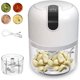 thumbnail image 1 of Mini picadora inalámbrica portátil recargable, 250 ml, para ajo, carne, verduras, comida para bebés y picnics, 1 of 5
