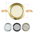 thumbnail image 3 of 2pcs Silver Screened Sound Hole Inserts for Dobro Resonator Guitar Cigar Box Guitars, 3 of 5