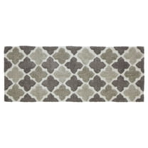 Chesapeake Alloy Grey Bath Runner (24"x60")