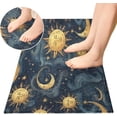 thumbnail image 4 of Coolnut Sun and Moon Bath Rugs 39 x 20 Inch, Soft Absorbent Washable Plush Carpet with Non-Slip Rubber Back for Entryway, Bedroom, Kitchen, Bathroom Home Decor Gifts, 4 of 7