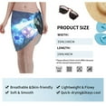 thumbnail image 7 of Disketp Casino Women Swimsuit Cover Up Short Chiffon Summer Beach Sarong Bikini Wrap Skirt Bathing Suit, 7 of 7