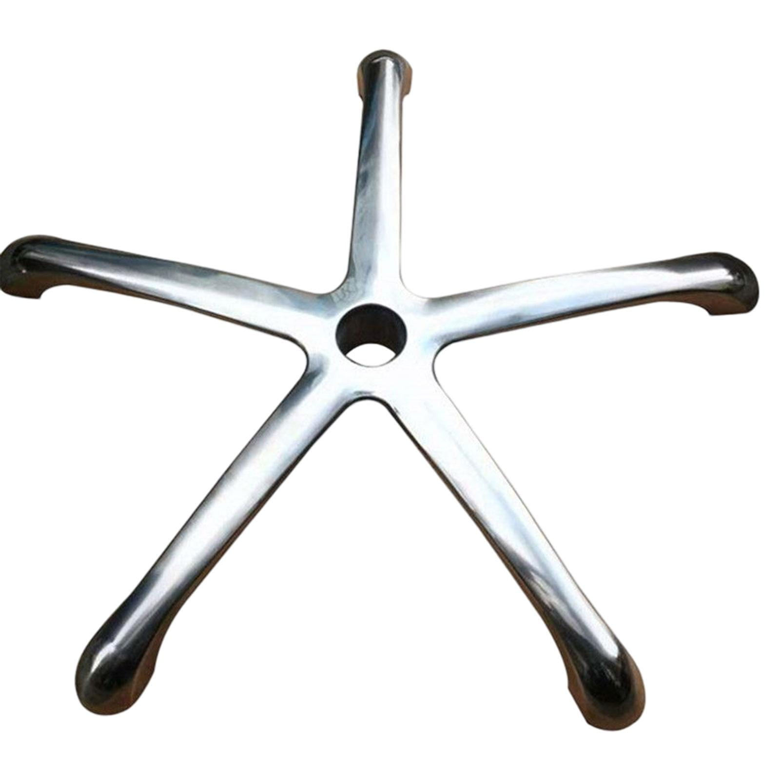 Office Chair Base Replacement Aluminum Alloy, Universal Swivel Gaming