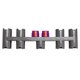 thumbnail image 1 of Soporte de Almacenamiento para Aspiradora V7 V10 V11 V12 V15, Soporte para Cabezal de Cepillo, Soporte para Base de Boquilla de SuccióN, Color Gris, 1 of 5