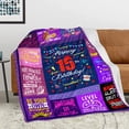 thumbnail image 3 of 15 Year Old Girl Gifts Blanket for Birthday - Quinceanera Gifts Blanket - 15th Birthday Gifts for Teen Girls - 15th Birthday Decorations for Girls Gift Ideas 50"X60", 3 of 6