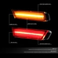 thumbnail image 2 of DNA Motoring SLAMP-CC10-SM For 2010 to 2015 Chevy Camro 4Pcs Front / Rear Bumper Corner LED Side Marker Light Lamp Set ( Smoked ) 11 12 13 14, 2 of 6